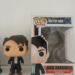 Funko Pop Jack Harkness Figure with Black Coat